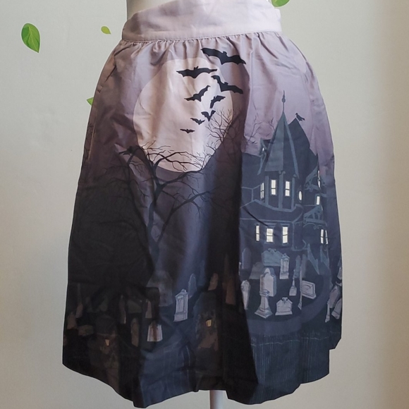 Modcloth Dresses & Skirts - Modcloth Halloween Style Study A Line Skirt Small